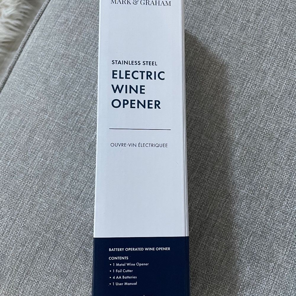 Mark & Graham electric wine opener